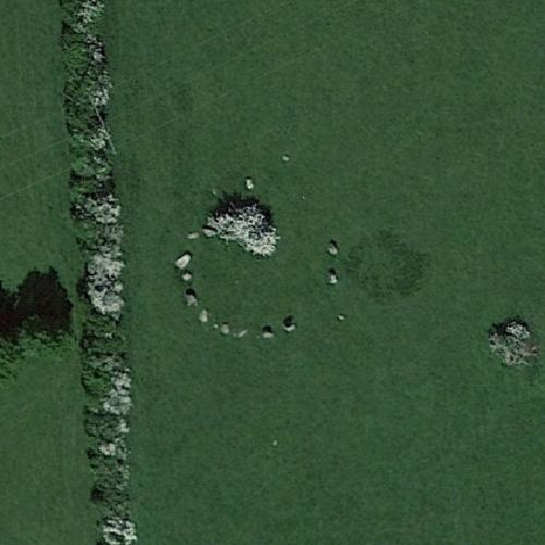 Athgreany Stone Circle in Old Kilcullen, Ireland (Bing Maps)