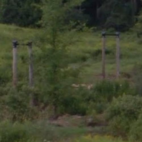 Creekside Trail Suspension Bridge in Starksboro, VT (Google Maps)