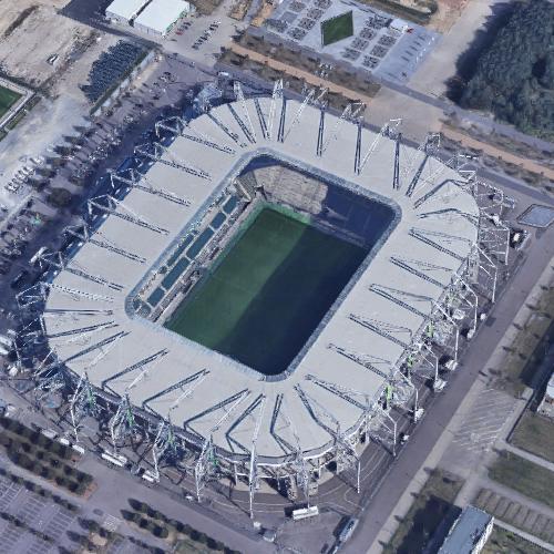 Borussia Park Stadium in Mönchengladbach, Germany (Google ...
