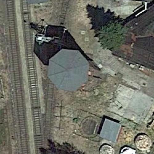 Wittenberge railway water tower in Wittenberge, Germany (Google Maps)