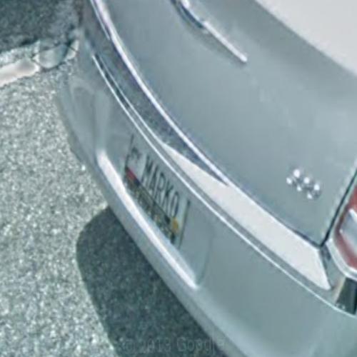 Vanity License Plate (MARK0) in Dothan, AL (Google Maps)