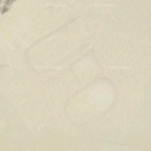 "UFO" Tracks on Mud Lake, NV in Lida Junction, NV (Google Maps)