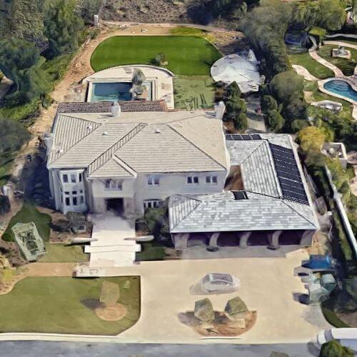 Aaron Donald's House in Calabasas, CA (Google Maps)