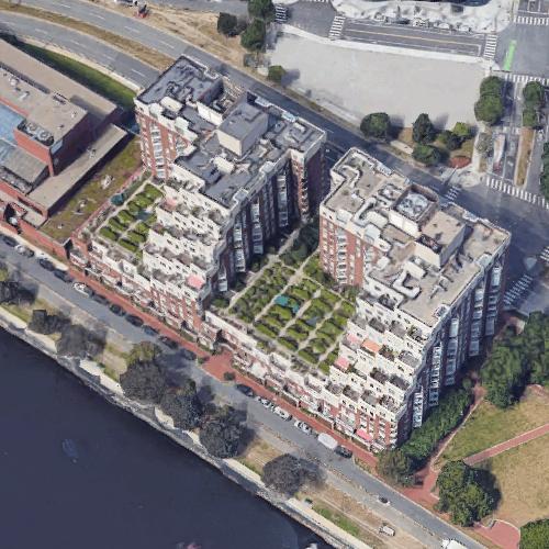 'The Esplanade' by Moshe Safdie in Cambridge, MA (Google Maps)
