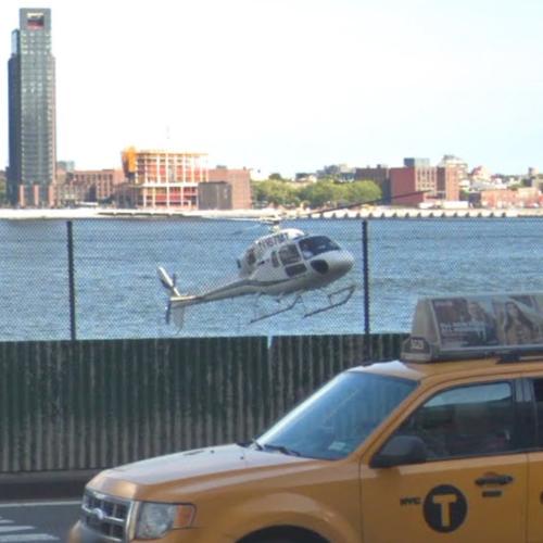Helicopter Landing in NYC in New York, NY (Google Maps)