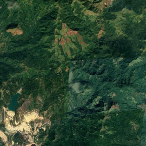 2019 Luzon earthquake epicenter in San Marcelino, Philippines (Google Maps)