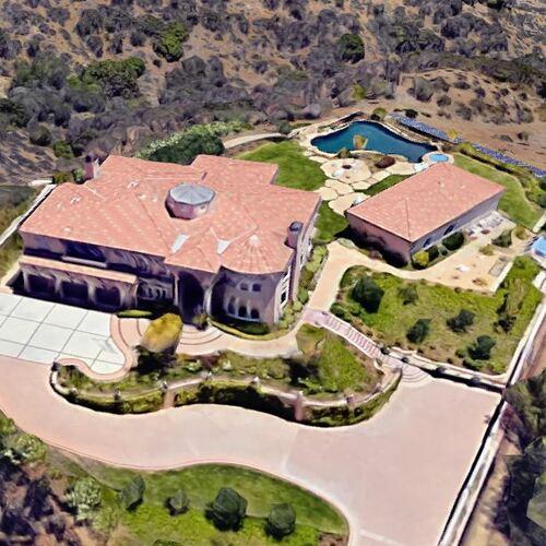 Bryan Mountain's House in Calabasas, CA (Google Maps)