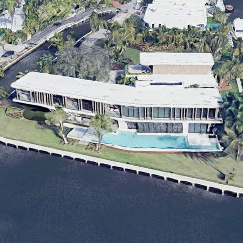 Brad Tuckman's House in Fort Lauderdale, FL (Google Maps)