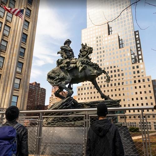 Horse Soldier Statue America's Response Monument in New York, NY (Google Maps)