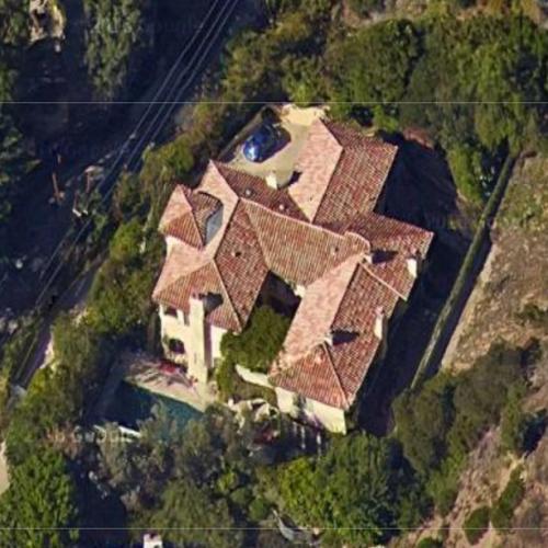 Donald Roos' House in Beverly Hills, CA (Google Maps)