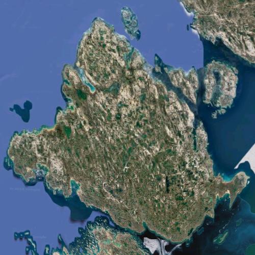 King William Island in Gjoa Haven, Canada (Google Maps)