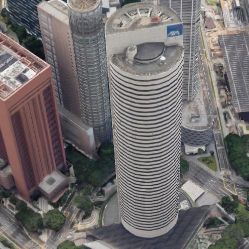 AXA Tower (world's tallest cylindrical building) in Singapore