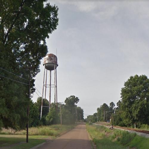 Como, Mississippi water tower in Como, MS Virtual Globetrotting