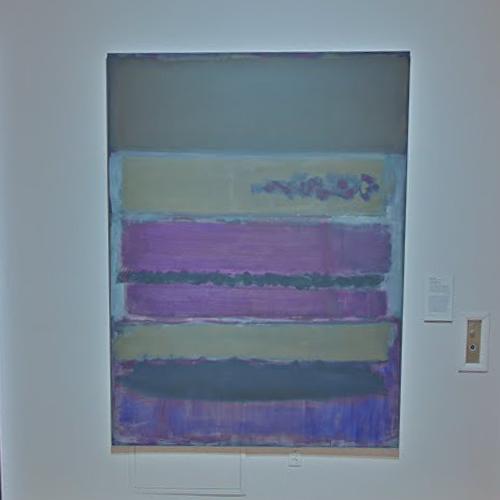 'No. 5 (Untitled)' by Mark Rothko in Norfolk, VA (Google Maps)