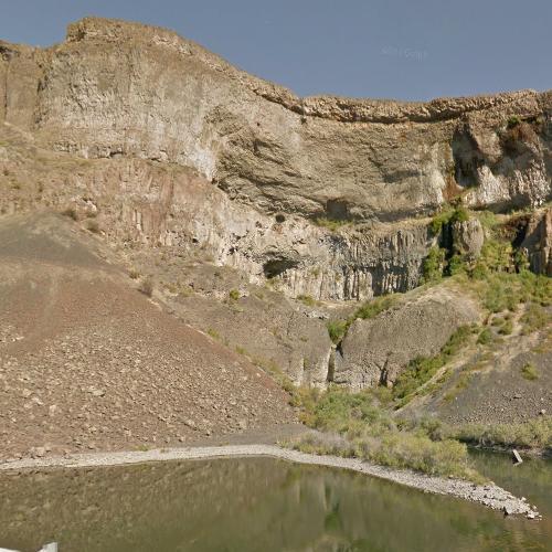 Martin Falls in Electric City, WA Virtual Globetrotting