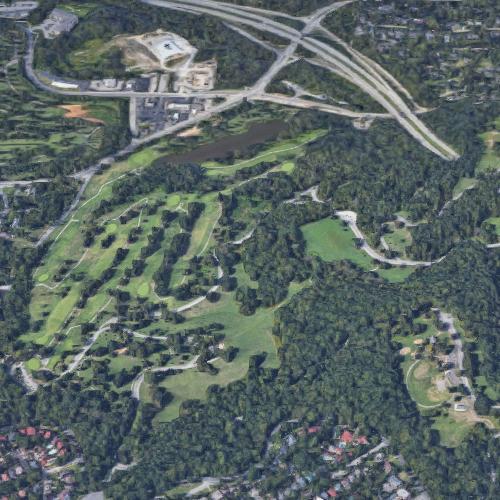 'Cherokee Park' by Frederick Law Olmsted in Louisville, KY (Google Maps)