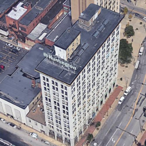 Huntington National Bank Building in Youngstown, OH (Bing Maps)