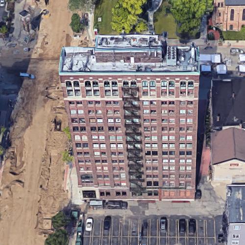 'Blake Building' by Albert Kahn in Jackson, MI (Google Maps)