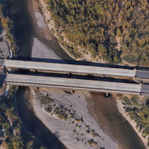 Sandy River Bridge in Troutdale, OR (Google Maps)