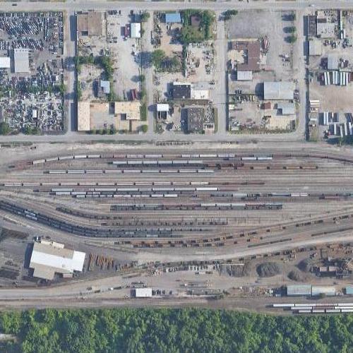 Mill Street Yard Kaw River Railroad in Kansas City, KS (Google Maps)
