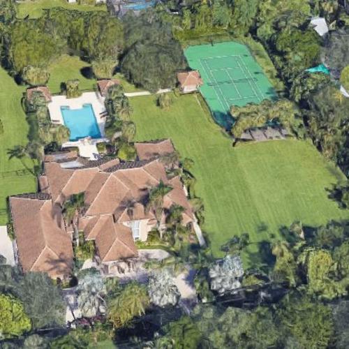 Robert Unanue's House (Former) in Pinecrest, FL (Google Maps)