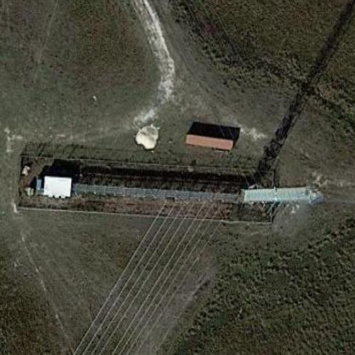 Stowell Cumulus Broadcasting Tower in Stowell, TX (Google Maps)