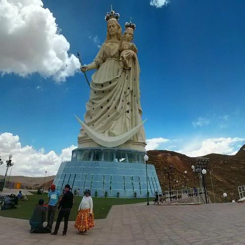 Monumento a la Virgen Candelaria in Oruro, Bolivia (Google Maps)