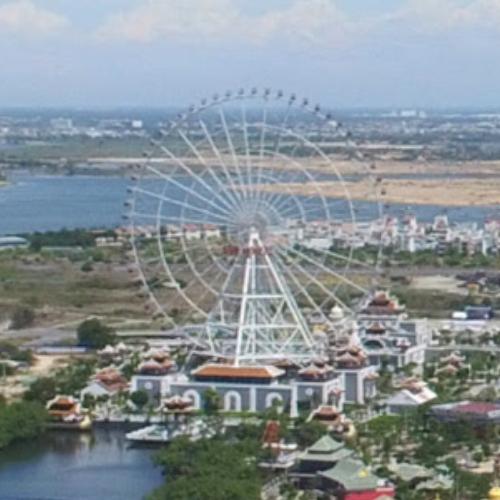 Sun Wheel (tallest Ferris wheel in Vietnam) in Da Nang, Vietnam (Google ...