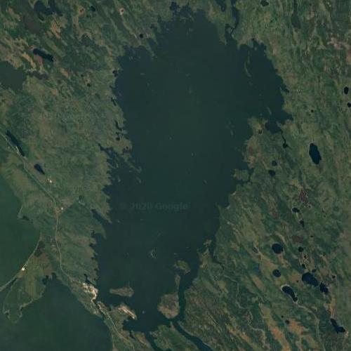 Churchill Lake in Buffalo Narrows, Canada (Google Maps)