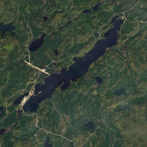 Lac des Outaouais in Timbrell, Canada (Google Maps)