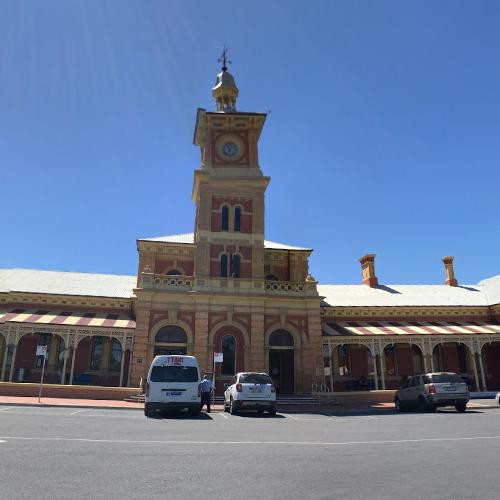 Albury railway station in Albury, Australia (Google Maps)