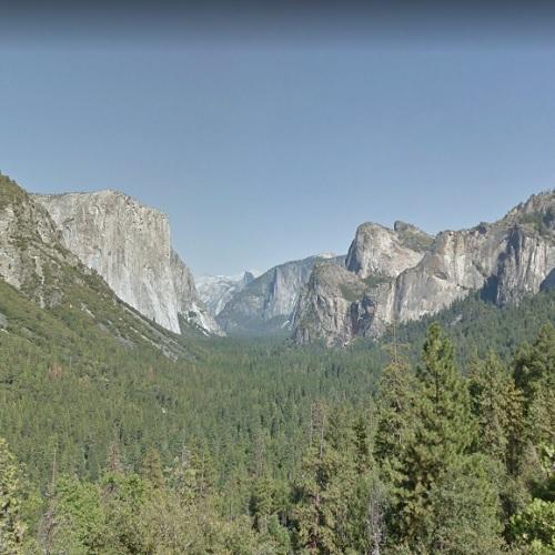 Yosemite Valley from Tunnel View in Yosemite National Park, CA (Google
