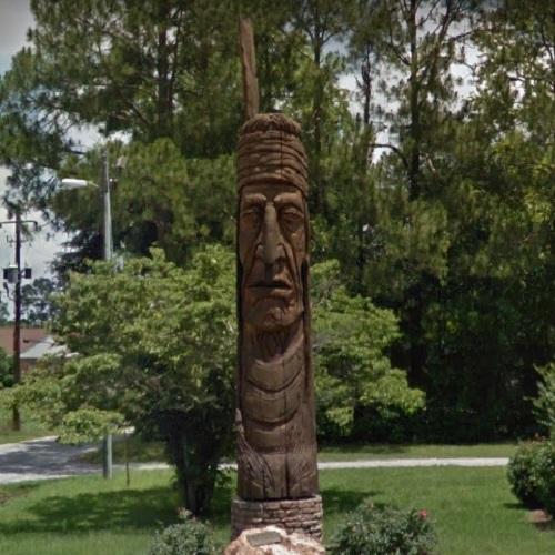 Indian head Colquitt in Colquitt, GA (Google Maps)