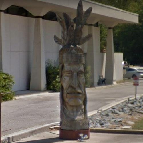 Indian head Whiteville in Whiteville, NC (Google Maps)