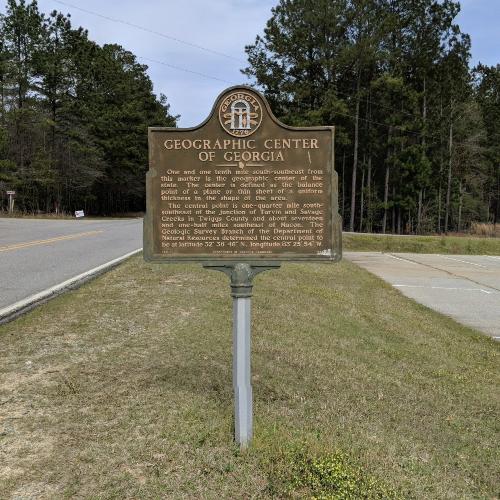 Geographical Center of in Marion, GA Virtual Globetrotting