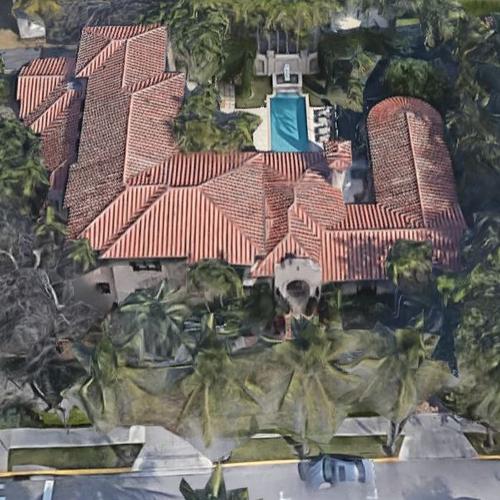 Caryn Zucker's House in Palm Beach, FL (Google Maps)