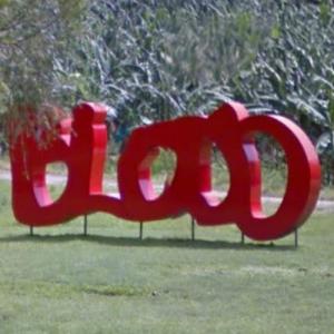 'BLOOD' by Thierry Alet (StreetView)