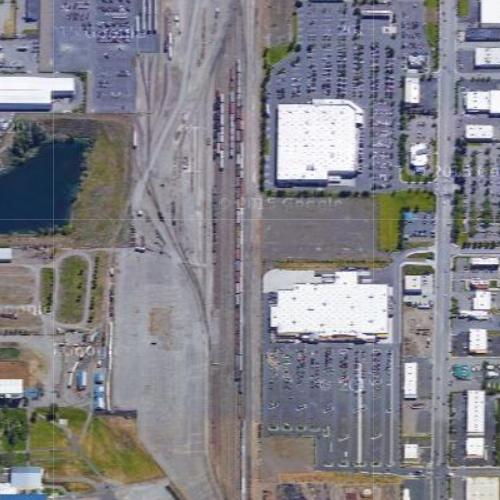 East Spokane Yard - UP in Spokane, WA (Google Maps)