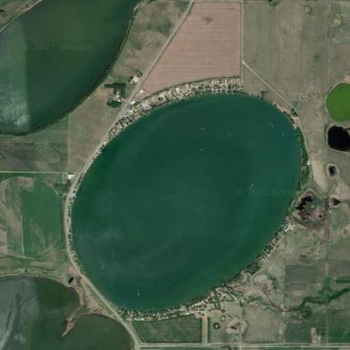 Lake Isabel in Dawson, ND (Google Maps)
