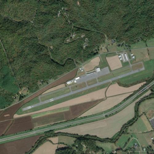 Western Carolina Regional Airport in Andrews, NC (Google Maps)