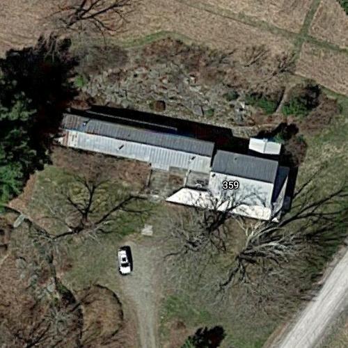'Linear House' by Peter Gluck in Pine Plains, NY (Google Maps)