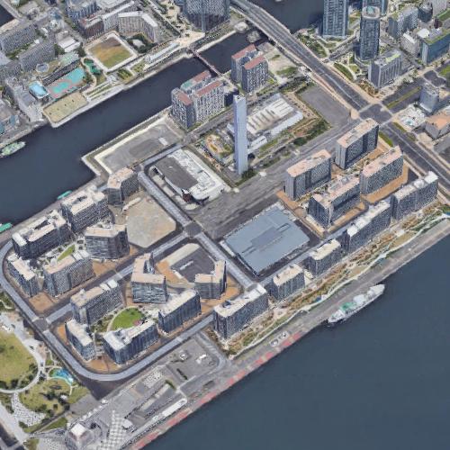 Tokyo Olympic Village in Tokyo, Japan (Google Maps)