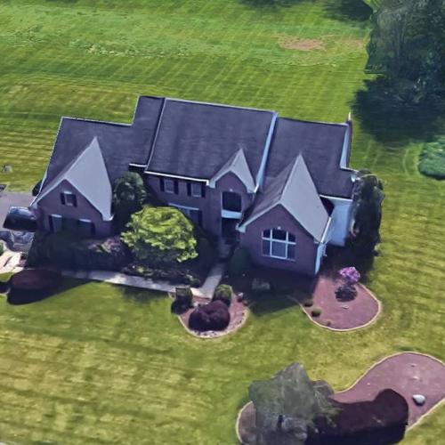 Kim Sledge's House in Richboro, PA (Bing Maps)