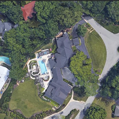 Jeff Teague's House in Indianapolis, IN (Google Maps)