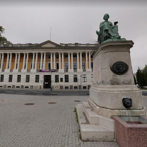 A picture of the Raczynski Library in Poznan Stock Photo - Alamy