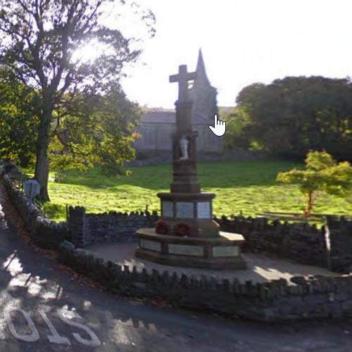 Lezayre Parish War Memorial in Churchtown, United Kingdom (Google Maps)