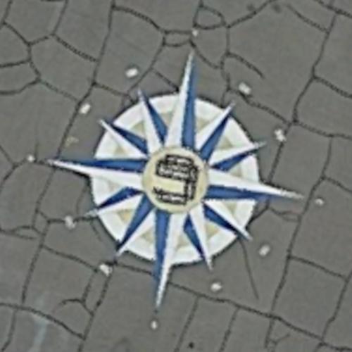Compass rose in Santa Teresa, NM (Google Maps)