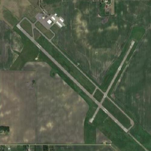 Fairmont Municipal Airport in Fairmont, MN (Google Maps)