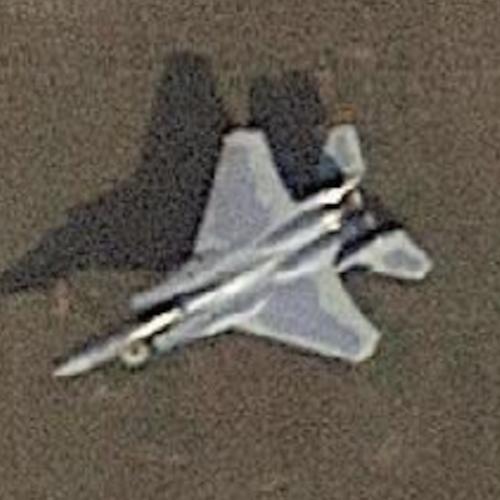 McDonnell Douglas F15B Eagle in Camp Douglas, WI (Google Maps) (2)