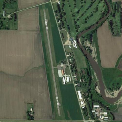 Rock Rapids Municipal Airport in Rock Rapids, IA (Google Maps)